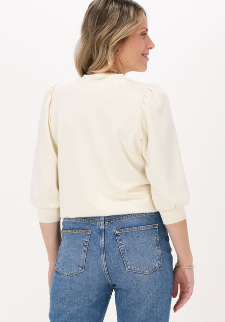 Ecru SELECTED FEMME Trui SLFTENNY 3/4 SWEAT TOP - large