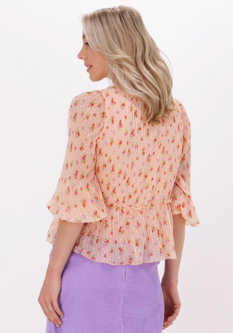 Roze NEO NOIR  AZIZ DOBBY FLOWER BLOUSE - large