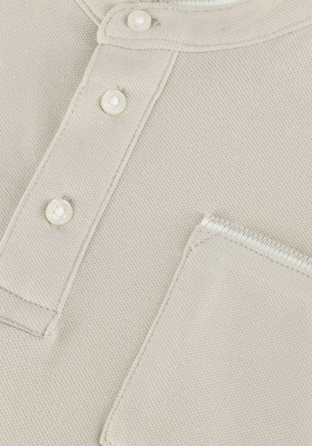 MAYORAL Polo MAO NECK Blanc - large