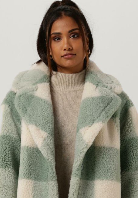 STAND STUDIO Manteau Teddy MARIA COAT Menthe - large