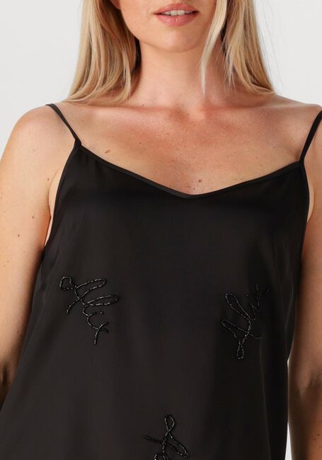 ALIX THE LABEL Haut LADIES WOVEN SATIN BEADED CAMISOLE en noir - large