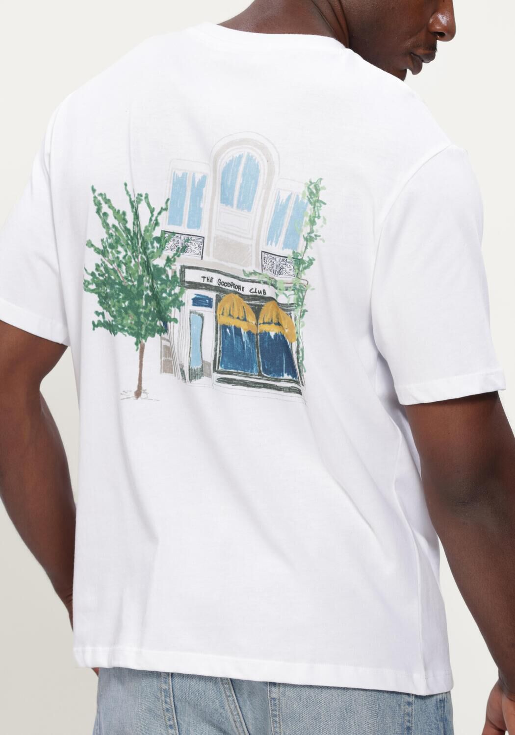 THE GOODPEOPLE T-shirt TPHOTO en blanc - large