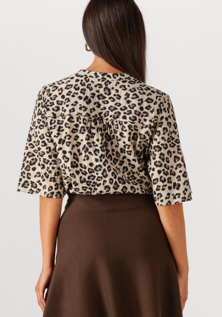 Bruine MSCH COPENHAGEN  MSCHKALANI VLORA 2 4 SHIRT AOP - large