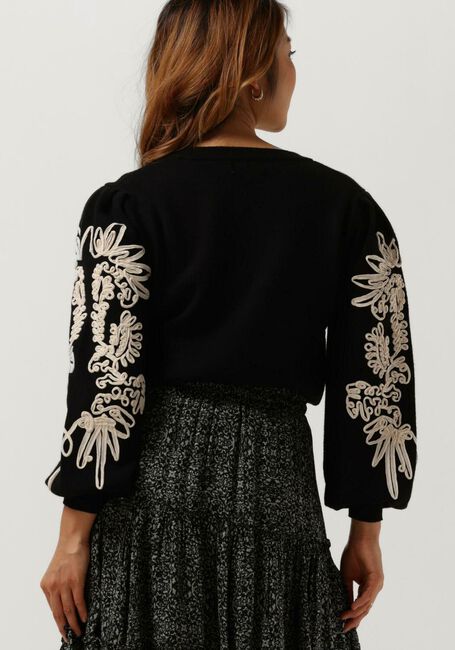 Zwarte OBJECT Trui JOANA L/S KNIT PULLOVER 123 - large