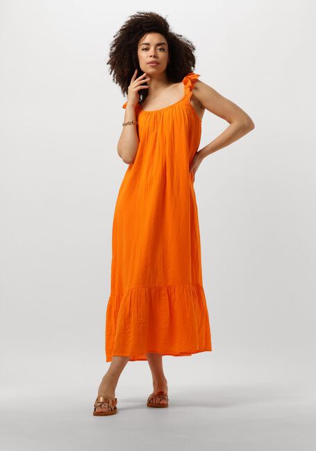 Y.A.S. Robe maxi YASLOULOU STRAP LONG DRESS en orange - large
