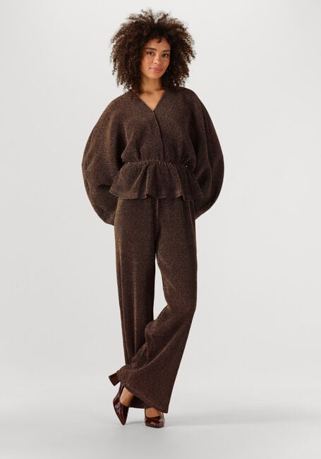 NOTRE-V Pantalon large NV-GILLIAN en marron - large