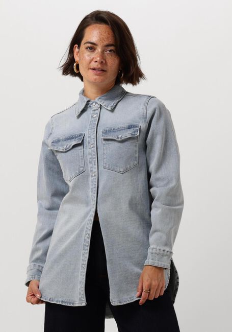 Lichtblauwe MY ESSENTIAL WARDROBE  DAGMARMW 168 SHIRT - large