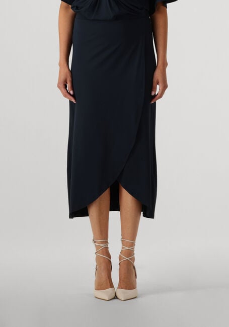 JANSEN AMSTERDAM Jupe midi FALTA ROK V 663 Bleu foncé - large