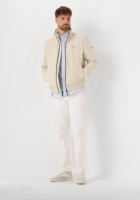 Beige TOMMY JEANS Gewatteerde jas TJM ESSENTIAL CASUAL BOMBER - large
