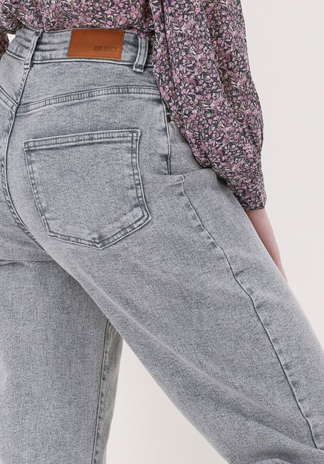 OBJECT Mom jeans LOA MOJI HW ANCLE DENIM JEANS en gris - large