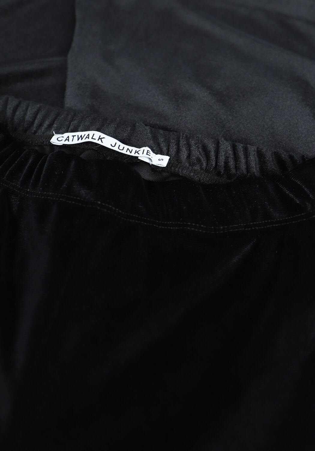 CATWALK JUNKIE Pantalon &eacute;vas&eacute; TR WOODSTOCK en noir - large