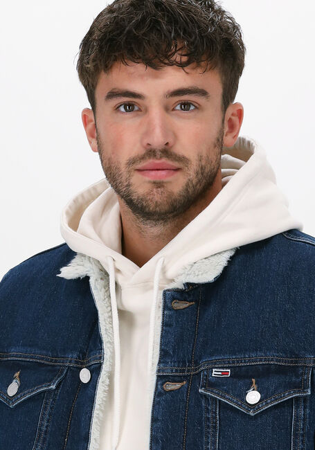 TOMMY JEANS Veste en jean RGLR SHERPA TRKR JCKT BE551 DB en bleu - large