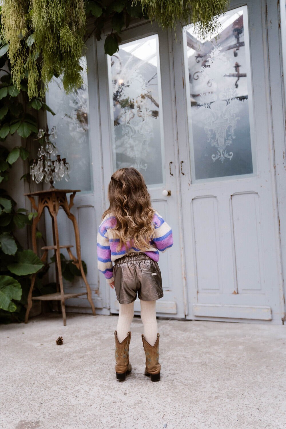 Zand DAILY7 Trui KNITTED SWEAT FANCY STRIPE - large