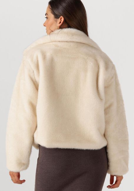 NUKUS Manteau en fausse fourrure PLEUN JACKET Écru - large