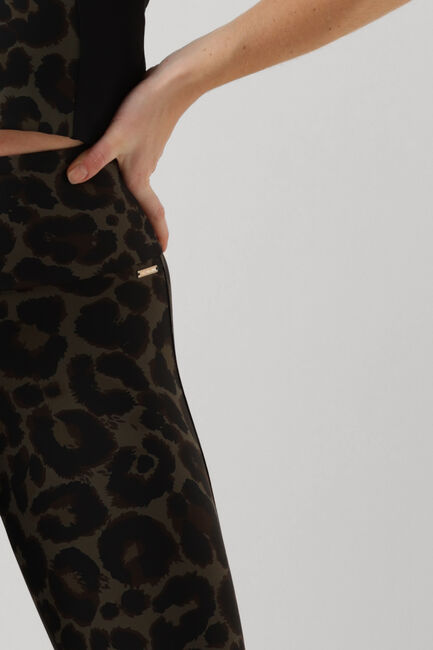 Groene DEBLON SPORTS Flared broek CELINE FLARED LEGGINGS - large