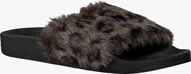 Grijze THE WHITE BRAND Slippers FUR - large