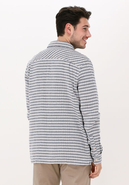 SCOTCH & SODA Surchemise TEXTURED STRIPED REGULAR FIT O en blanc - large