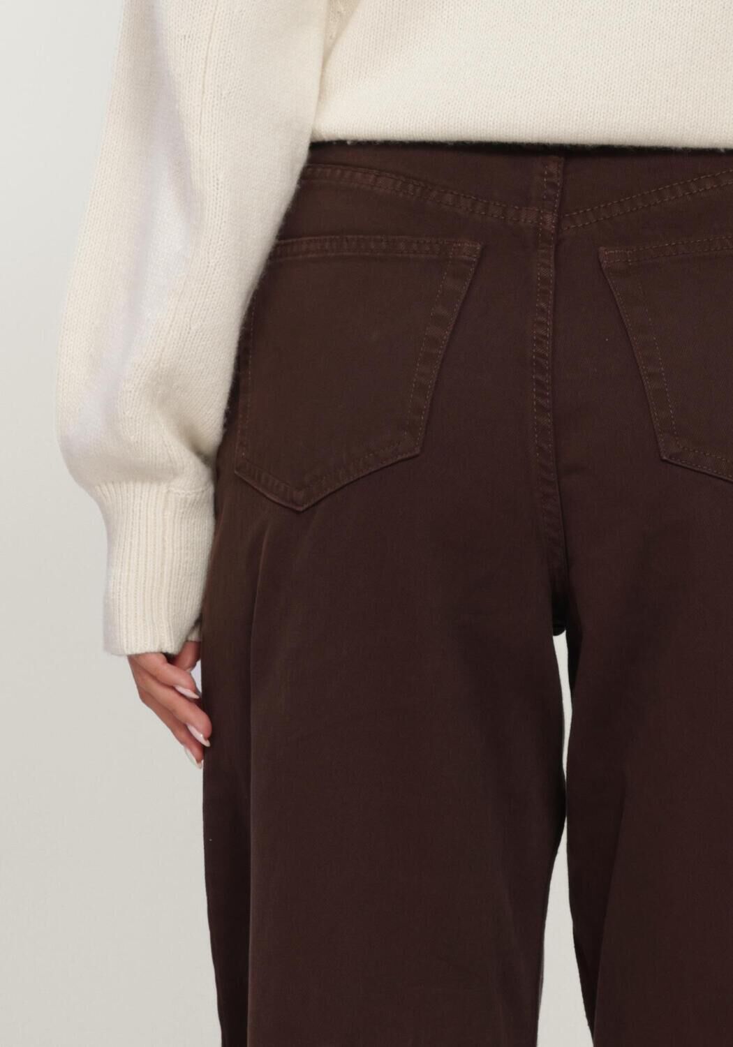 EDITED Wide jeans LEIGHTON JEANS en marron - large