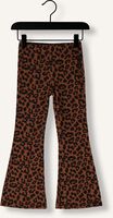 Bruine DAILY BRAT Flared broek LEOPARD FLARED PANTS Bruine DAILY BRAT Flared broek LEOPARD FLARED PANTS - medium