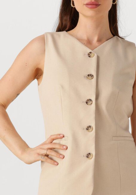 MODSTRÖM Gilet NORMAMD TOP en beige - large