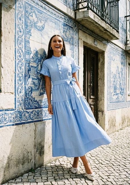 NOTRE-V Robe maxi NV-HENRICA Bleu clair - large