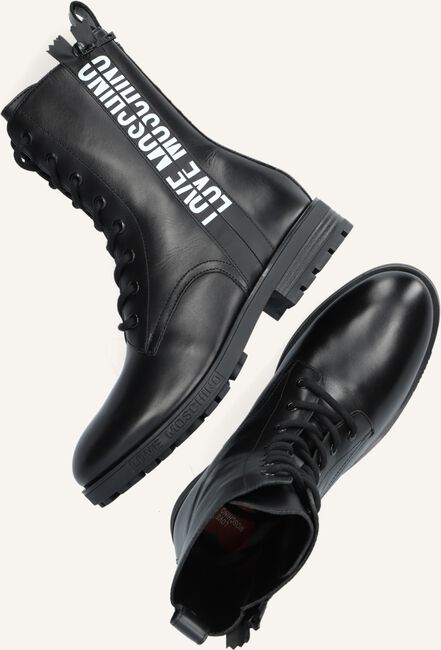 Zwarte LOVE MOSCHINO Veterboots JA24184G0D Zwarte LOVE MOSCHINO Veterboots JA24184G0D - large