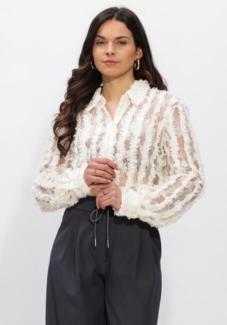 Gebroken wit Y.A.S.  YASFRAYLY LS SHIRT - large