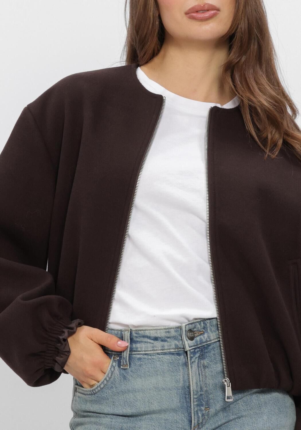WITHBLACK Jack WBLKENNEDY BOMBER JACKET en marron - large