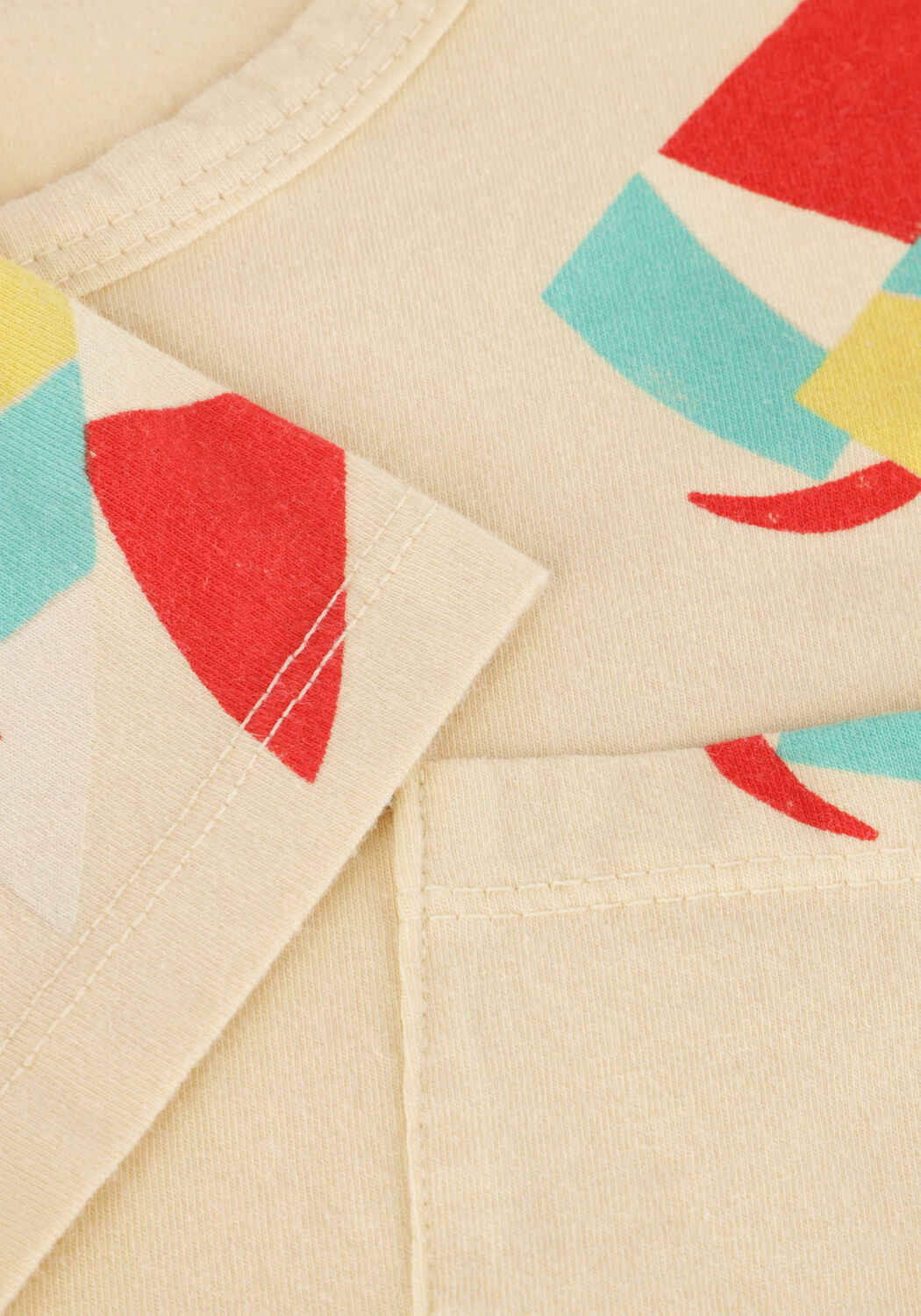 Ecru L&Ouml;TIEKIDS T-shirt S25-209-22 - large