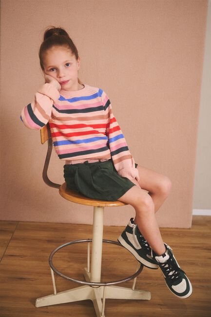 NONO Pull KELIAS STRIPED SWEATER en rose - large
