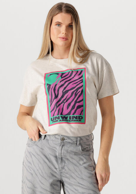 Grijze POM AMSTERDAM Tops & T-shirts TSHIRT ANIMAL - large
