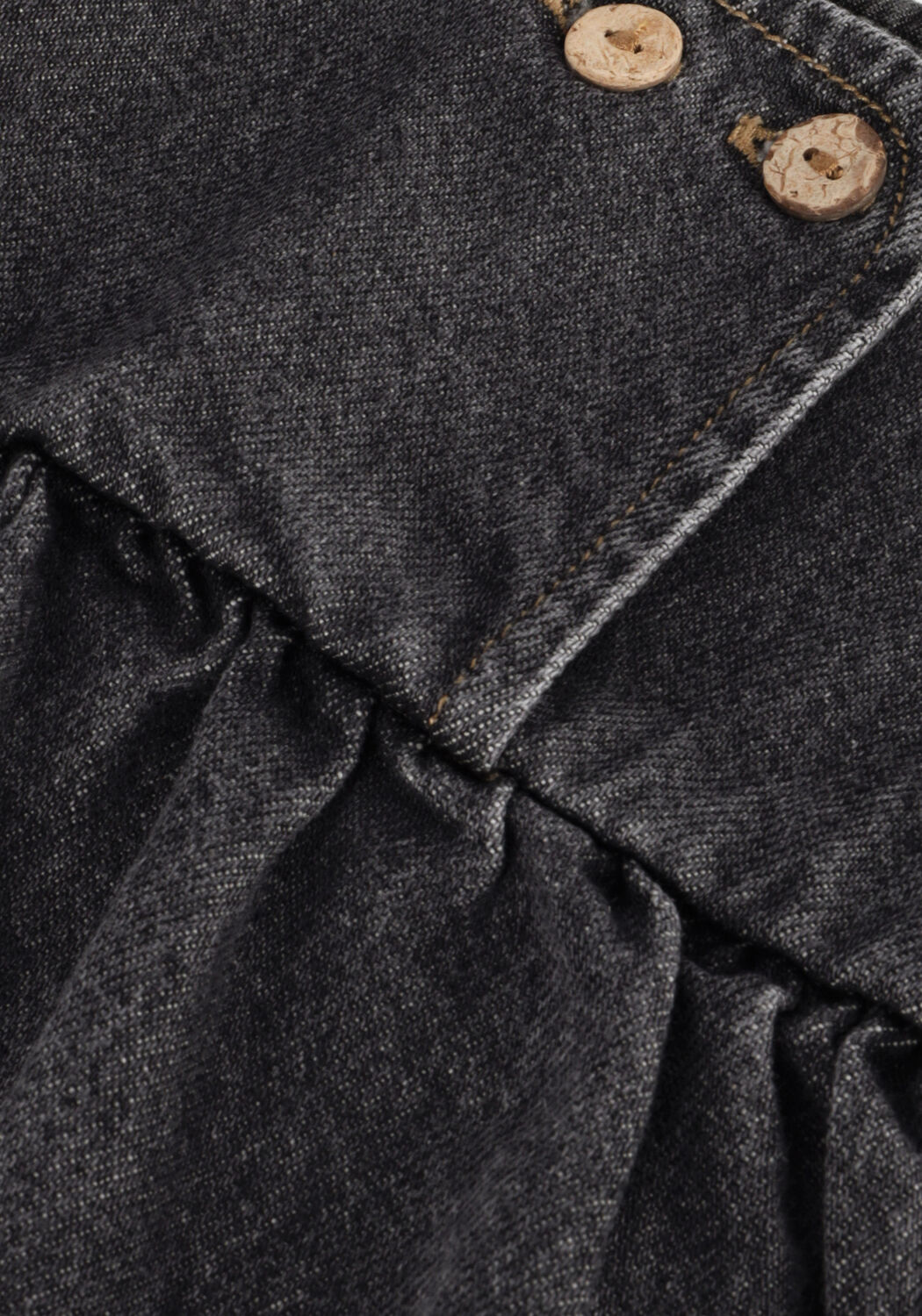 Grijze PLAY UP Mini jurk DENIM DRESS - large