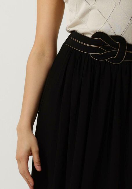 LOUIZON Jupe midi YVANA en noir - large