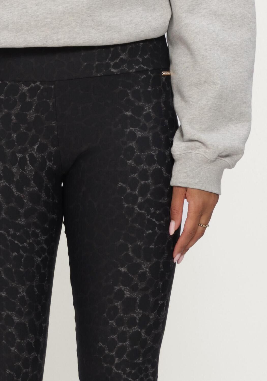 Zwarte DEBLON SPORTS Legging CLASSIC LEGGINGS HIGH WAISTBAND - large