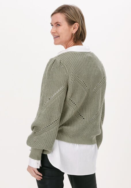 OBJECT Gilet OBJLANA L/S KNIT CARDIGAN NOOS en vert - large