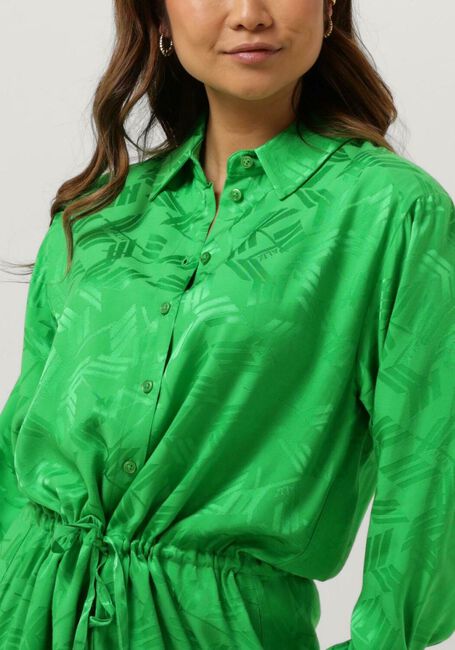 ALIX THE LABEL Mini robe LADIES WOVEN JACQUARD BLOUSE DRESS en vert - large