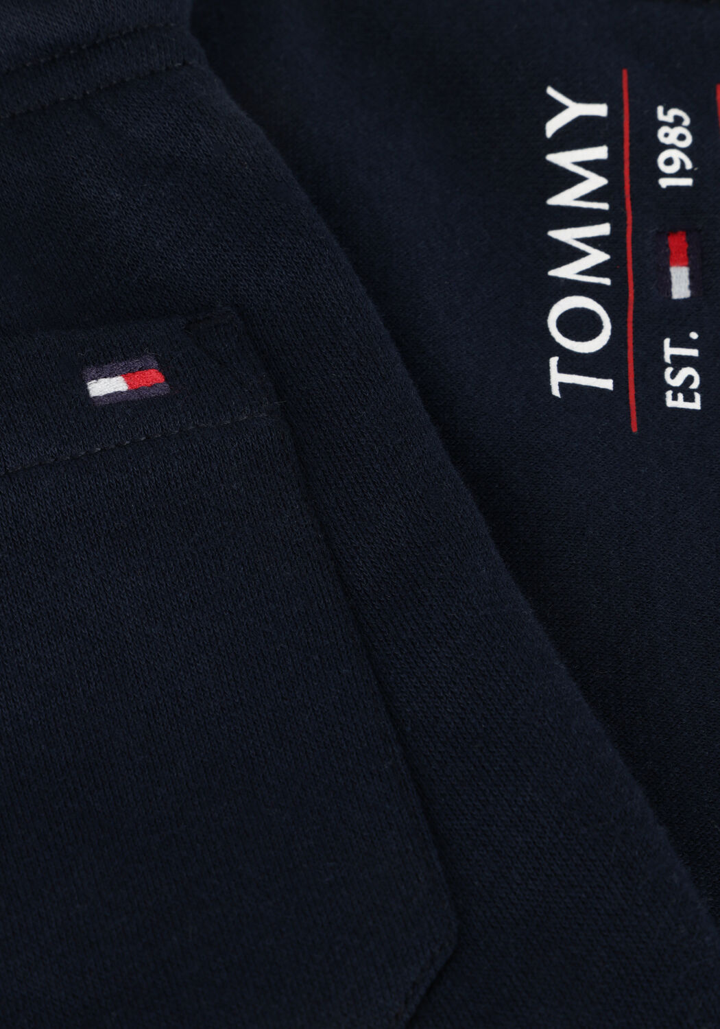 TOMMY HILFIGER Pantalon courte TOMMY FLAG HILFIGER SWEATSHORT Bleu fonc&eacute; - large