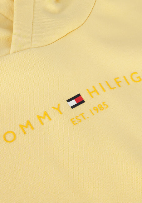 TOMMY HILFIGER Mini robe ESSENTIAL HOODIE DRESS S/S en jaune - large