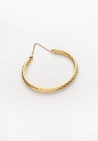 NOTRE-V BANGLE GEDRAAID Bracelet en or - medium