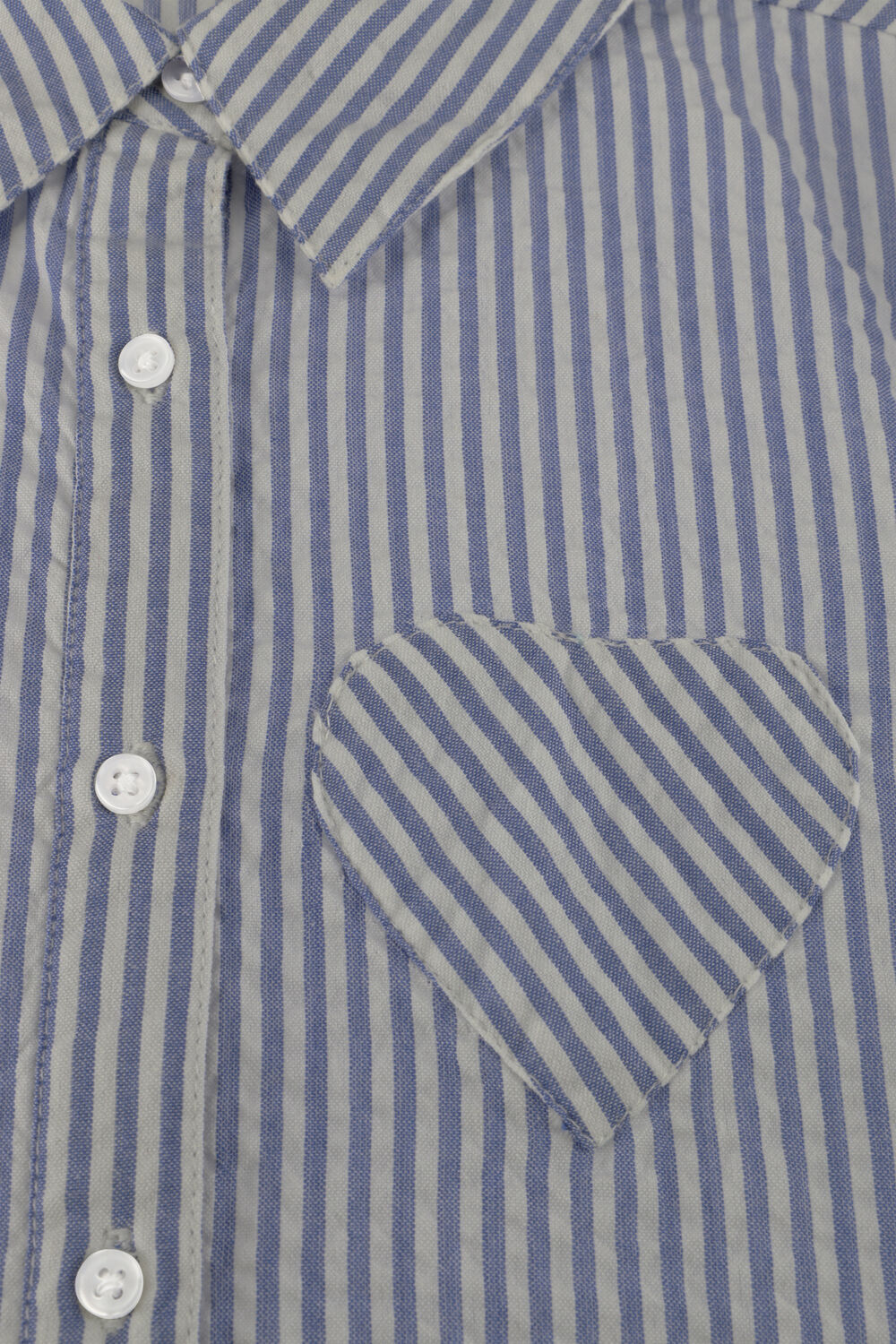 DAILY7 SHIRT LONGSLEEVE STRIPE Blouses en bleu - large