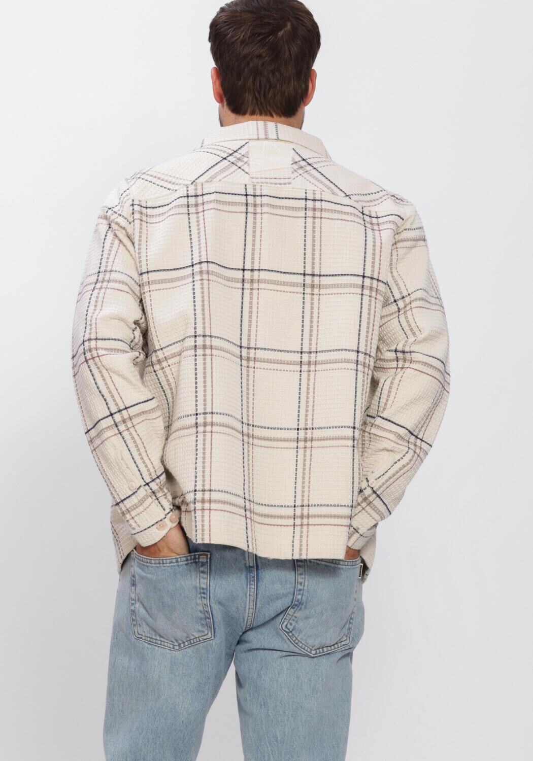 Creme CHASIN Overshirt JAXON GRID - large