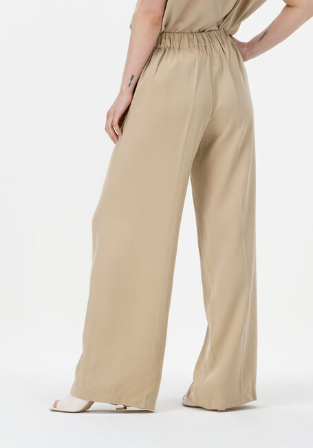 SUMMUM Pantalon large TROUSERS TENCEL en marron - large