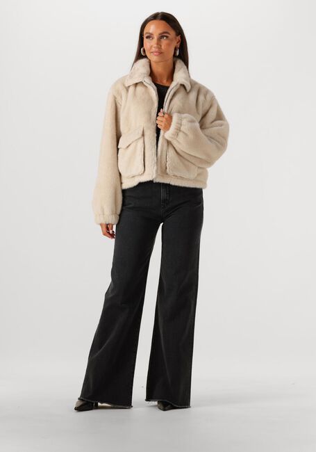 Beige CIRCLE OF TRUST Teddy jas REESE JACKET - large