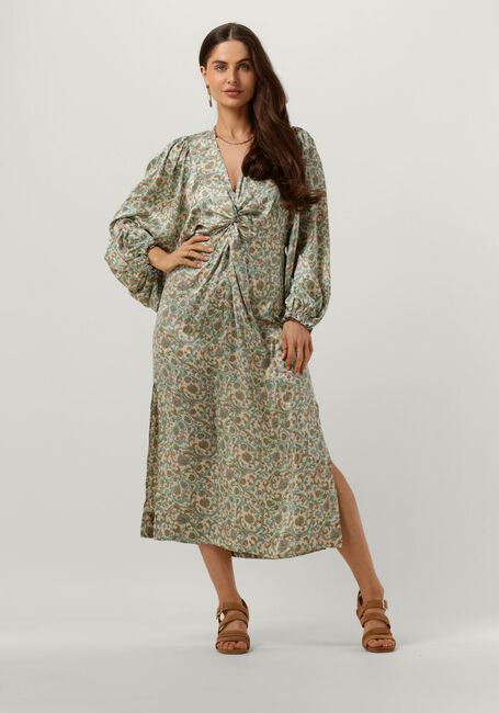 Groene SISSEL EDELBO Midi jurk CHERILYN DRESS - large