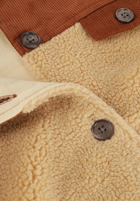 WANDER & WONDER Jack FLEECE DENIM JACKET en beige - large