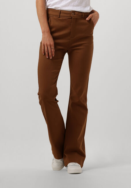 MINUS Pantalon évasé CARMA FLARED PANTS en camel - large
