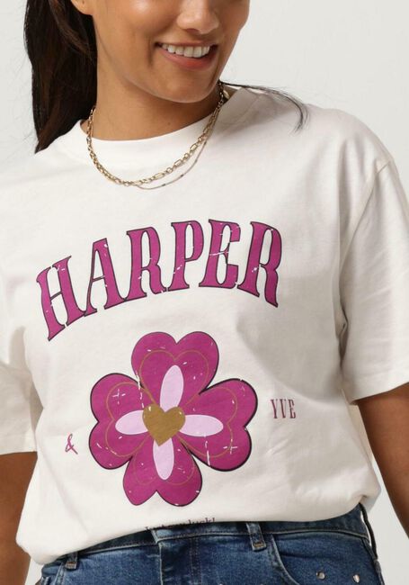 HARPER & YVE T-shirt LUCKY-SS Blanc - large