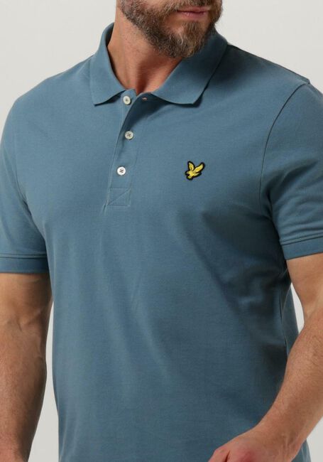 LYLE & SCOTT Polo PLAIN POLO SHIRT en bleu - large