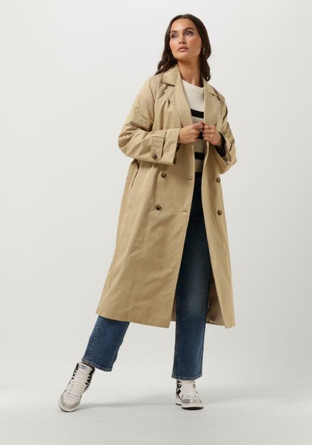 Beige OBJECT  OBJCLARA KEILY TRENCH COAT - large