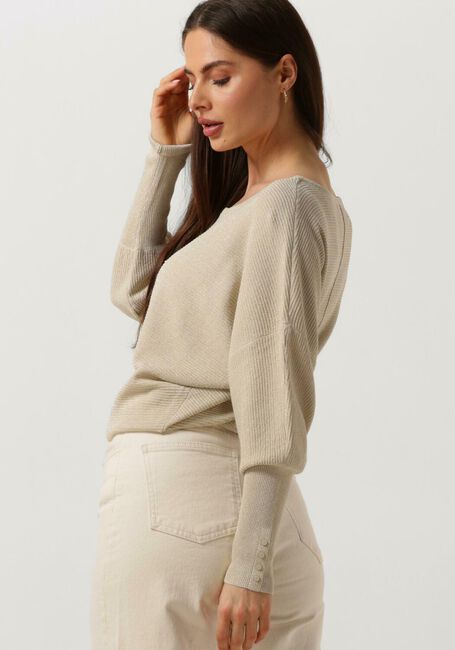 Zand NUKUS Trui BATWING PULLOVER LUREX - large